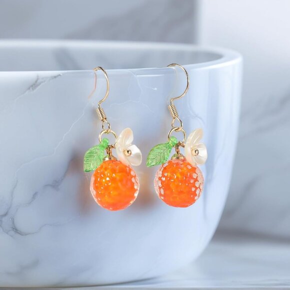 Fruit Earrings Copper Lightweight Trendy Dangle Jewelry for Women - Picture 5 of 5